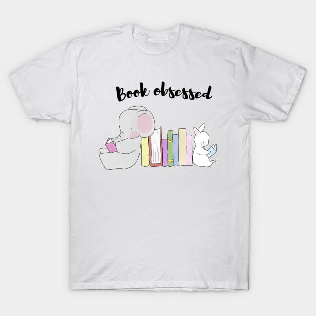 Book obsessed T-Shirt by HR-the-Chemist